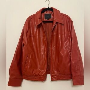 Zara leather bomber jacket - wore only once